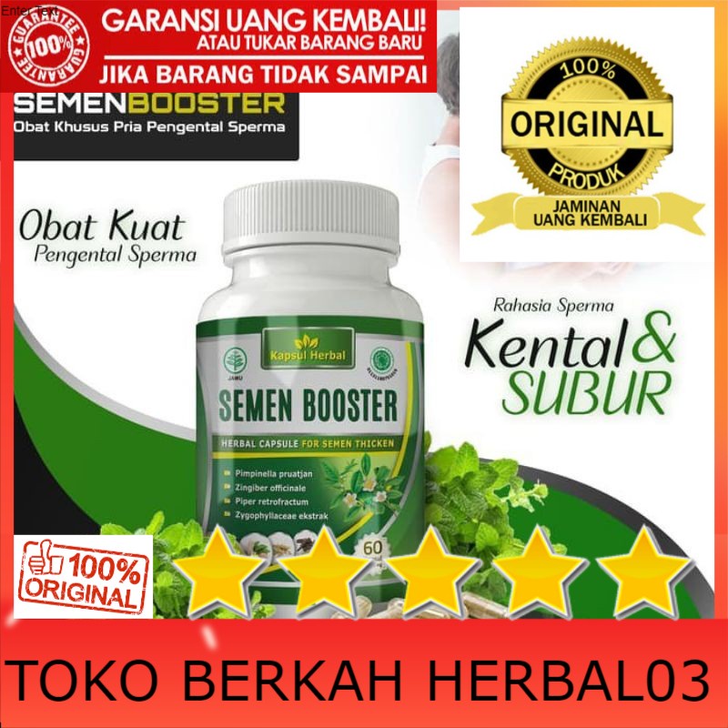 100% ASLI SEMEN BOOSTER - SEMEN BOOSTER PENYUBUR + PENGENTAL SEPERMA