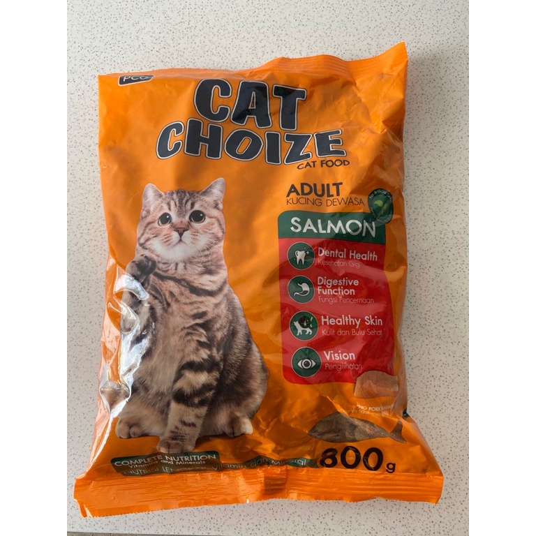 CAT CHOIZE SALMON 800GRAM MAKANAN KUCING