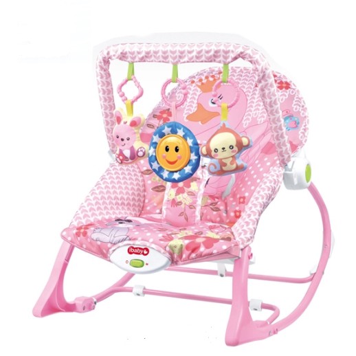 Ibaby Infant to Toddler Rocker Chair / Bouncer PINK Colour