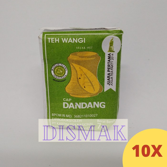 Teh Dandang Hijau 10 X 7 gram Teh Jawa Tengah