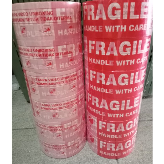 

LAKBAN FRAGILE UNBOXING 45 mm x 90 yard BERKUALITAS