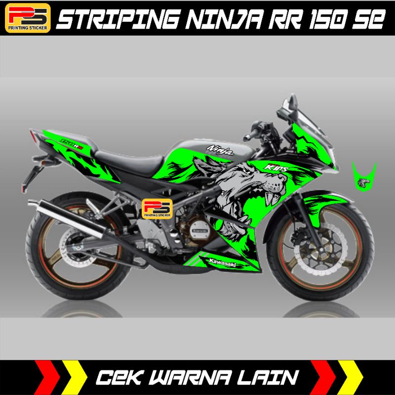 STRIPING/STICKER DECALS NINJA RR 150 SE/KAWASAKI NINJA 250 RR NEW 2015/2013