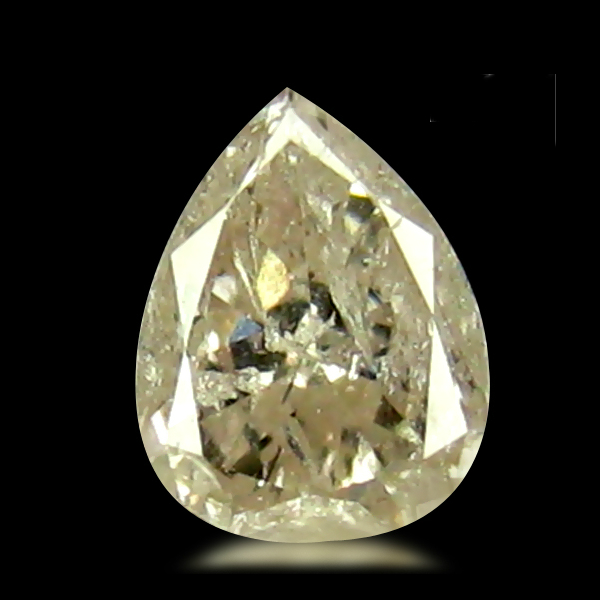 Certified Pear Cut 0.14ct 3.8x3mm Natural Light Pink Diamond DD111