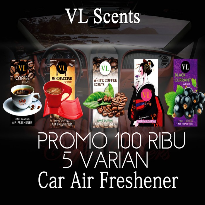 

VL SCENTS CAR AIR FRESHENER PENGHARUM MOBIL DAN RUANGAN (PROMO)