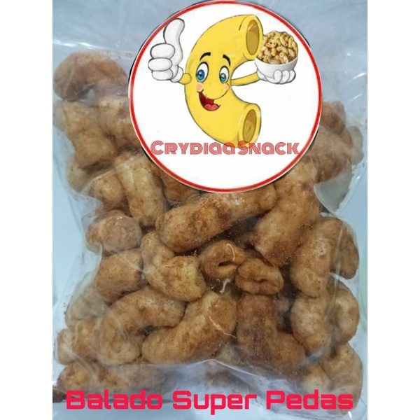 

Makaroni gandum goreng jumbo rasa balado super pedas