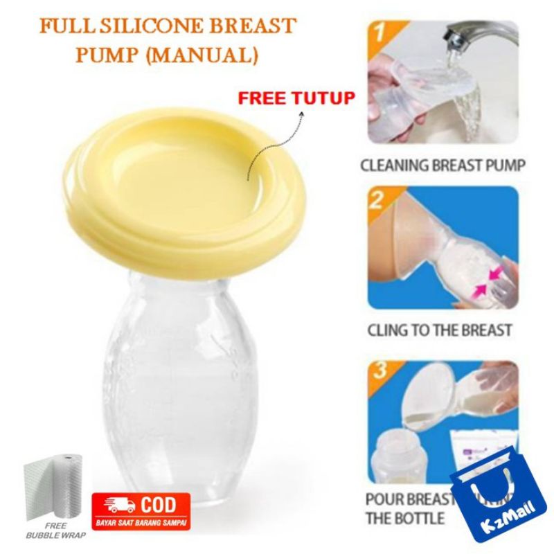 [rumahbayipdg] pompa asi manual silikon - silicone breast pump