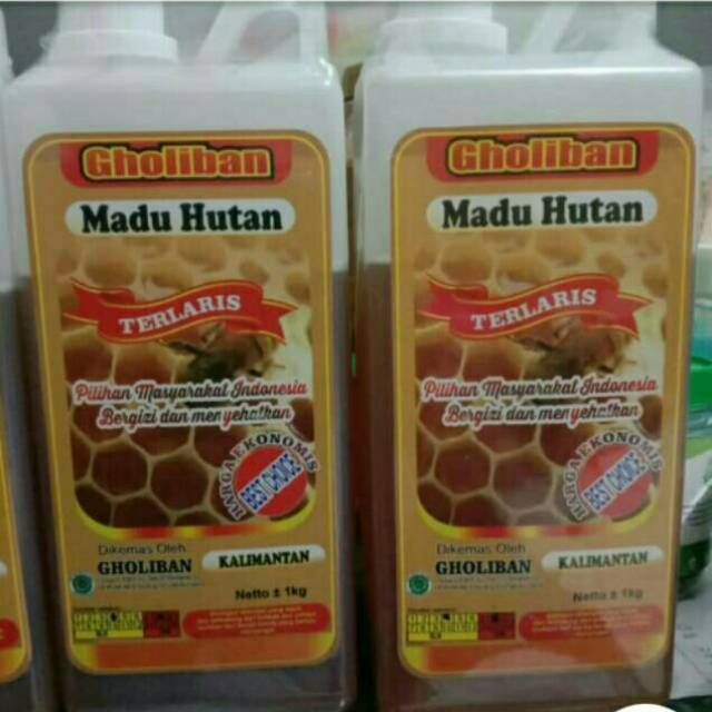 

Madu Kalimantan gholiban plus bee polen dan royal jelly 1kg