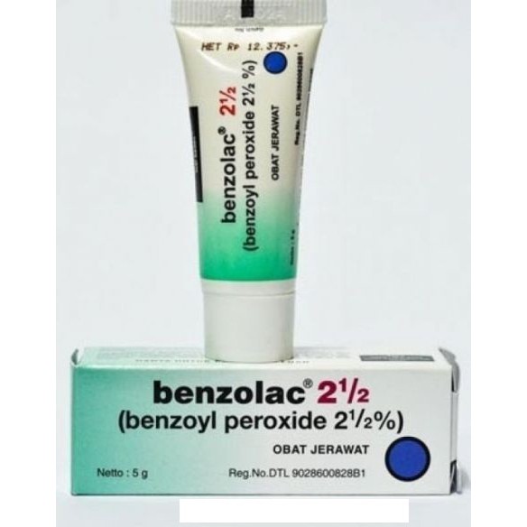 Benzolac 2 5 5gr Salep Jerawat Shopee Indonesia