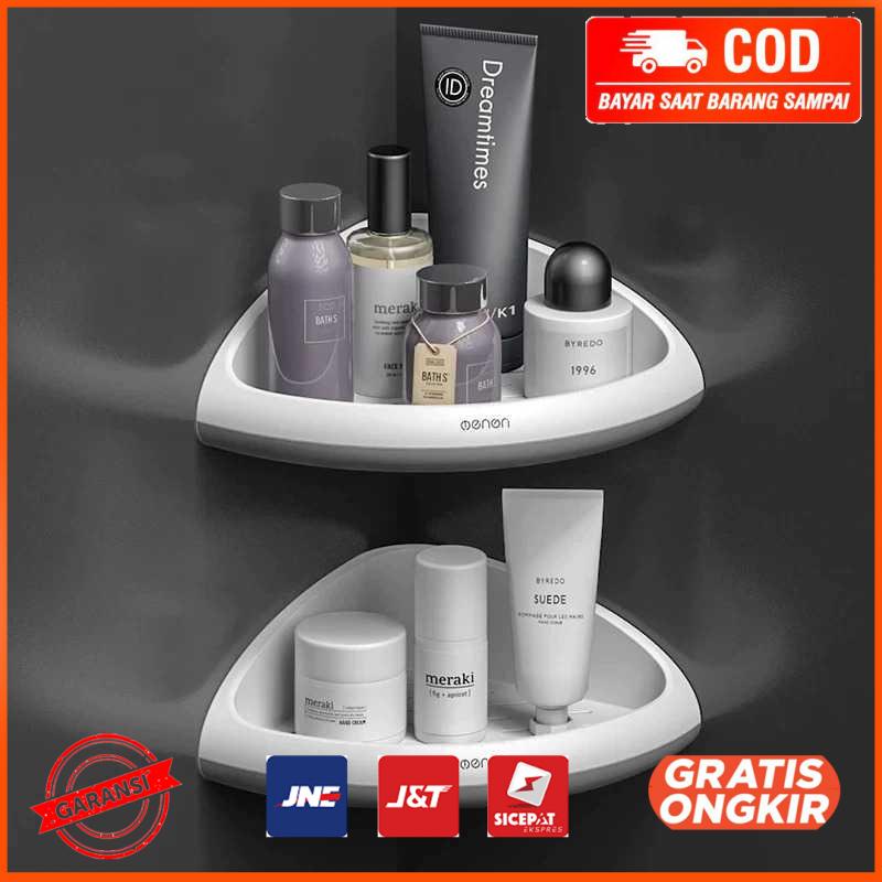 Rak Sudut Kamar Mandi Triangular Bathroom Organizer Rack M511
