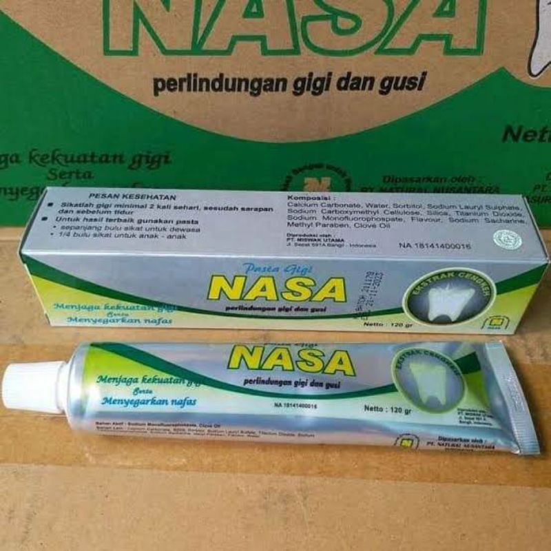 PASTA GIGI NASA ORIGINAL - PEMUTIH GIGI DAN PENGHILANG KARANG GIGI