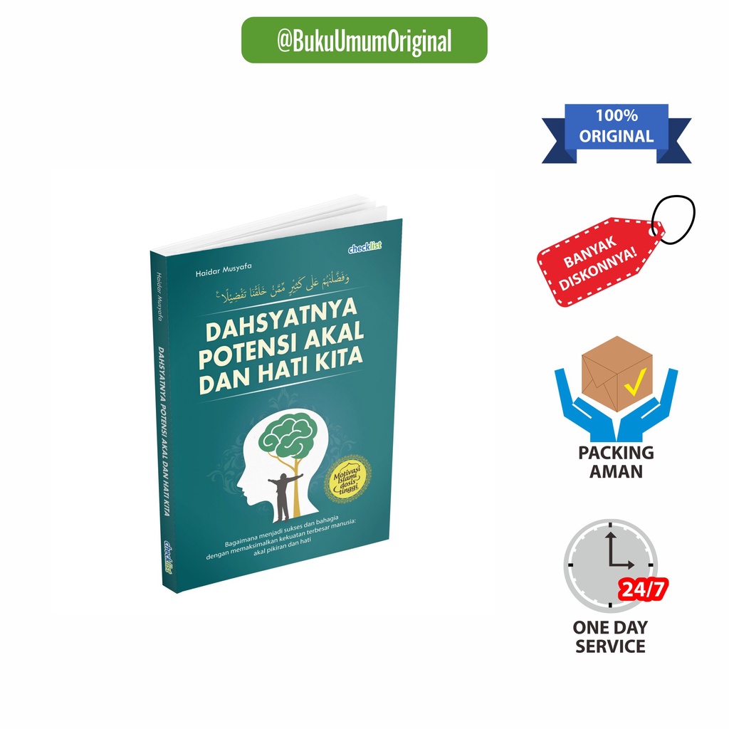 Buku Motivasi Dahsyatnya Potensi Akal dan Hati Kita