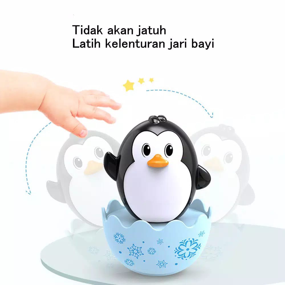 ~ PIYOSHI08 ~ Mainan Anak Bayi Tumbler Rattle Bentuk Telur Goyang Animal Lucu Murah MA07