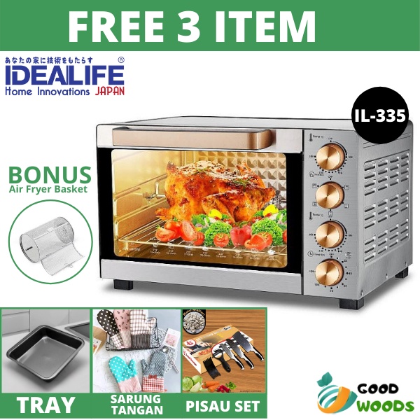 IDEALIFE OVEN PEMANGGANG IDEALIFE IL 335 KAPASITAS 35 LITER