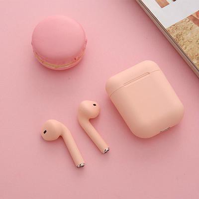 Earphone Bluetooth InPods TWS i12 Macaron Headset Wireless bt v5.0