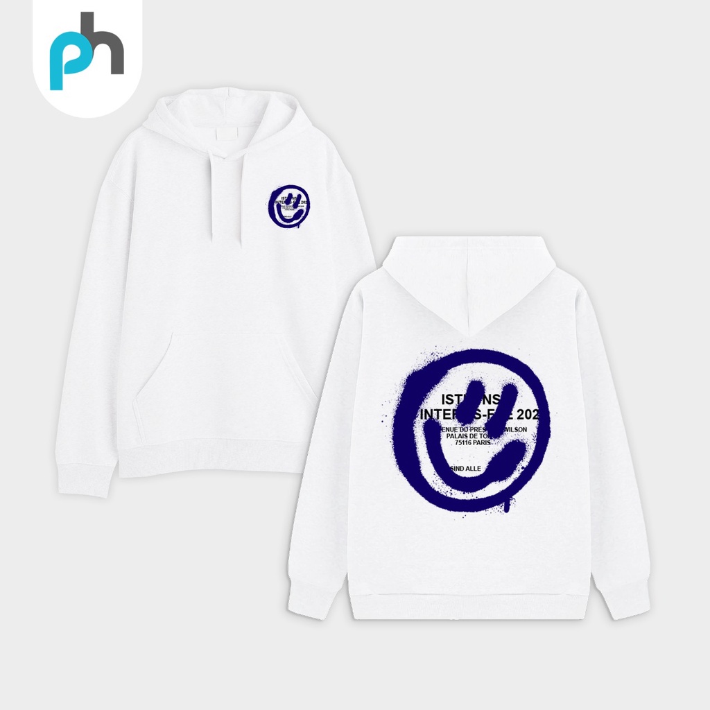 PABRIKHOODIE - HOODIE JUMPER SMILE M -XXL {PRIA &amp; WANITA)