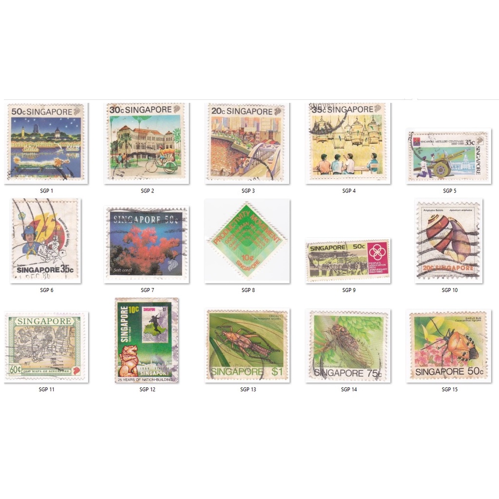 

Perangko Singapore Singapura (used) - harga per keping