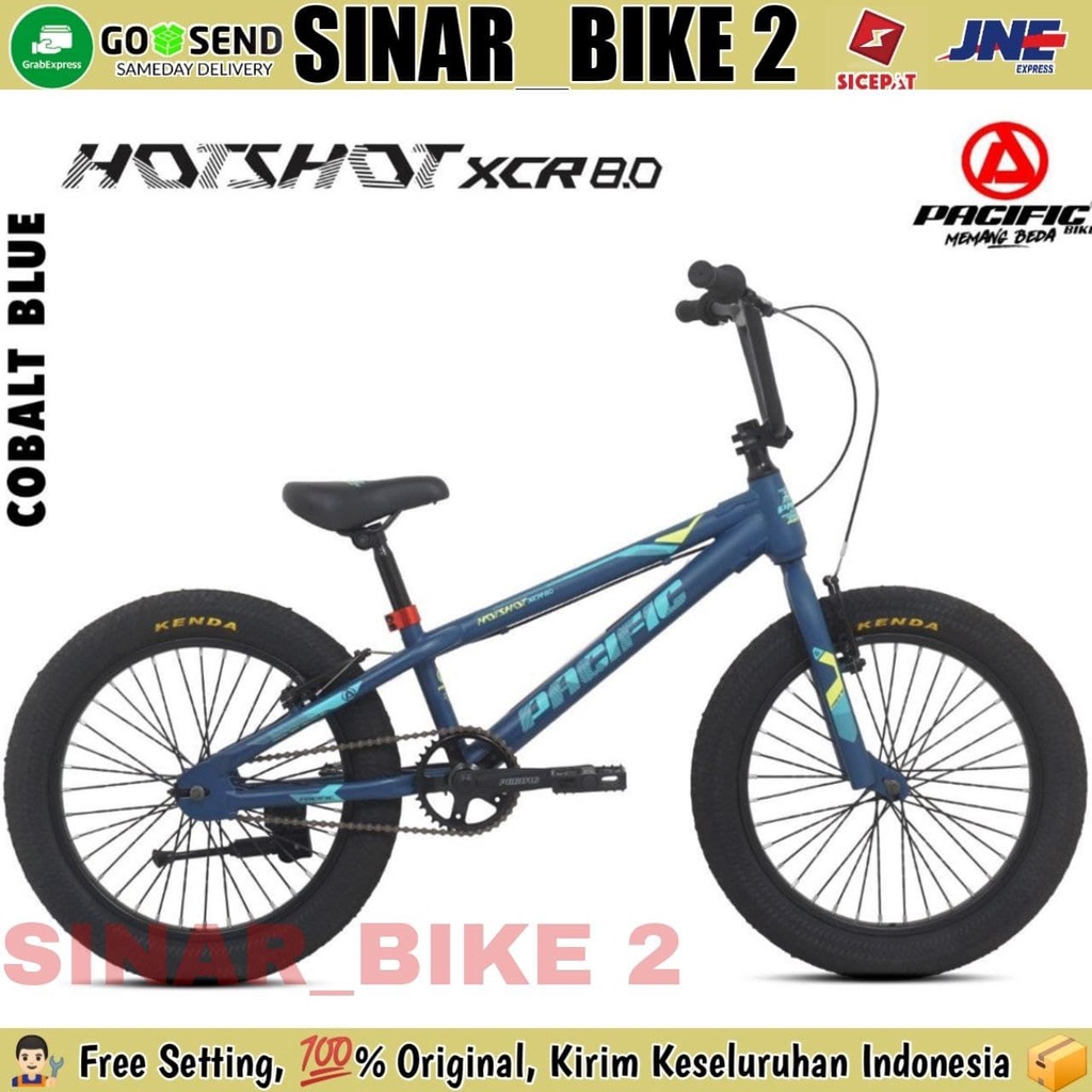 Sepeda Anak Laki 20 Inch BMX HOTSHOT XCR 8.0 Ban Jumbo 3.0