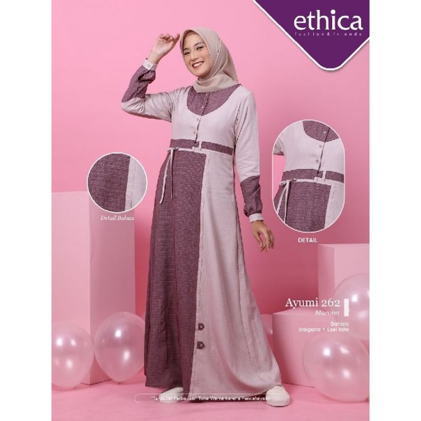 gamis ethica ayumi 262 terbaru 2022