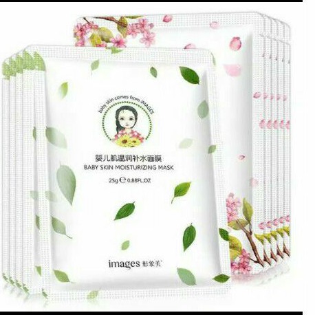 Images Baby Skin Mask|Masker Pelembab Wajah|Masker Bunga Sakura