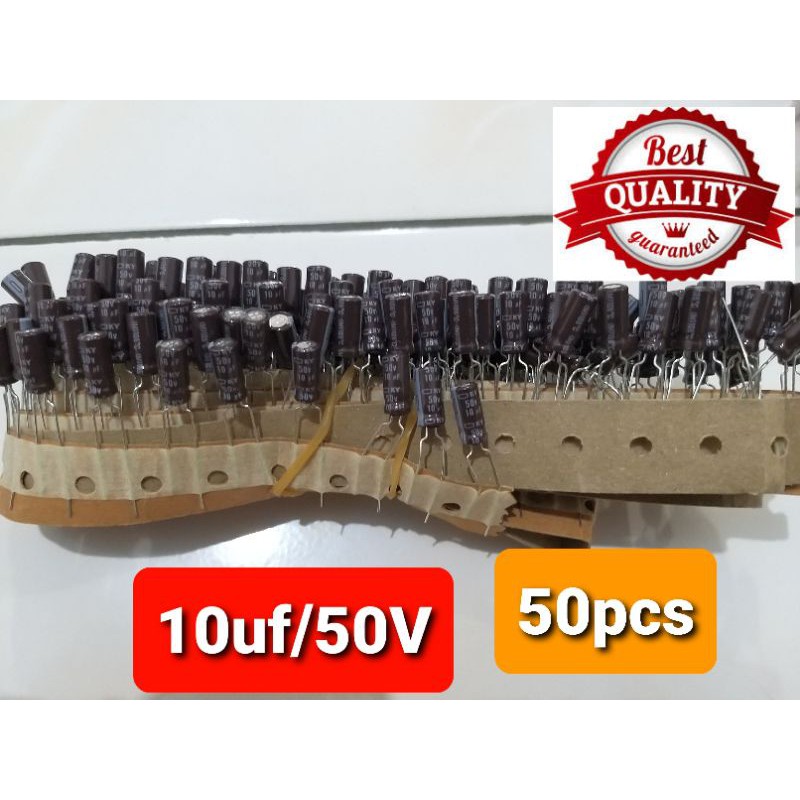 Elco 10uf 50v Renceng Berkualitas 50pcs