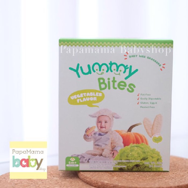 YUMMY BITES Rice Crackers Ready Semua Rasa Termurah Snack Baby Bayi Original Halal