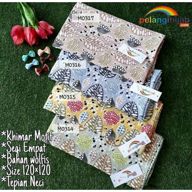 Khimar segi 4 by Pelangi Hijab