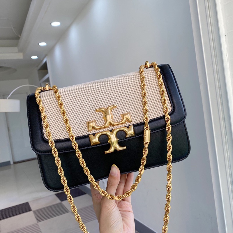 Tory Burch Eleanor Canvas Shoulder Bag