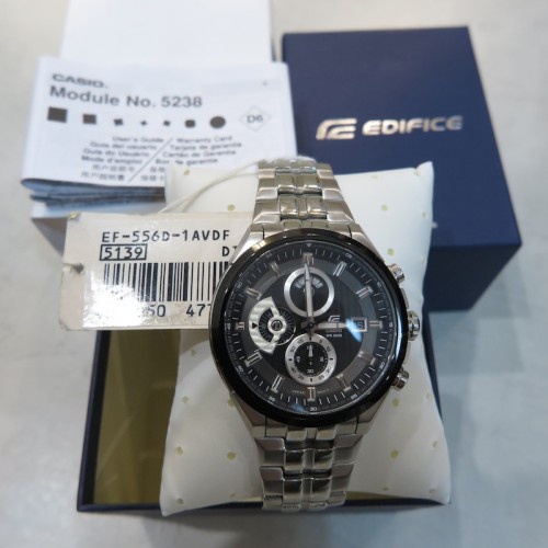 Jam Tangan CASIO EDIFICE EF-556D-1AVDF Casio Original 100%