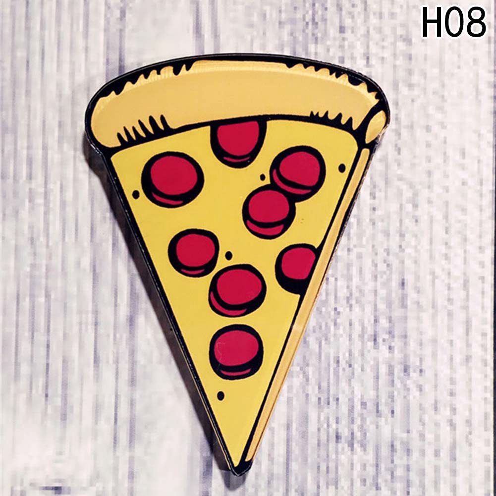 Antennababy Bros Desain Kartun Makanan Pizza Bahan Akrilik Untuk Dekorasi Sshi Shopee Indonesia