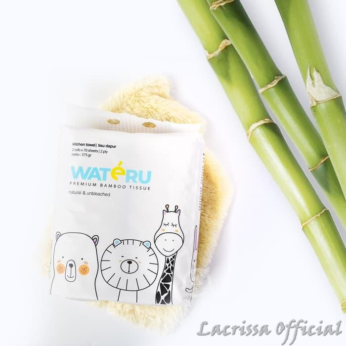 

Wateru Premium Bamboo Kitchen Tissue 2 Rolls