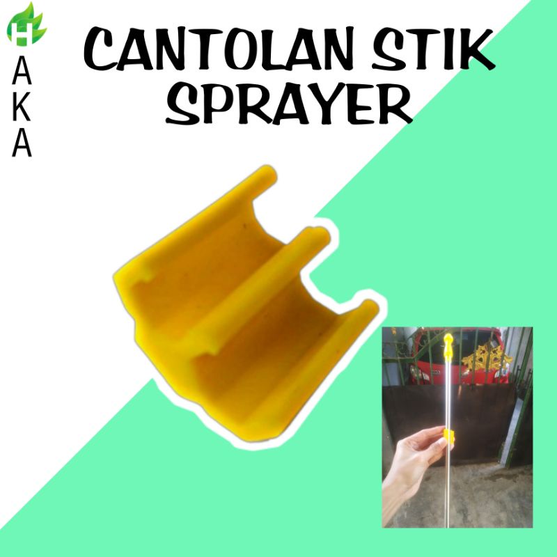 CANTOLAN STIK SPRAYER UNIVERSAL/ GANTUNGAN STIK SPRAYER/ JEPITAN STIK SPRAYER ELEKTRIK MANUAL