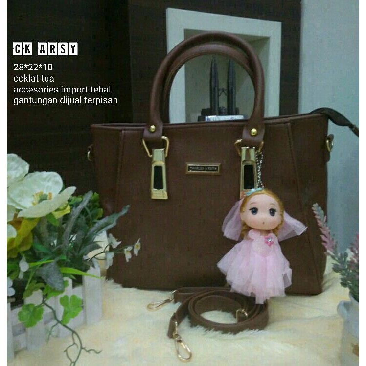 LS 529 - tas wanita handbag +selempang arsy