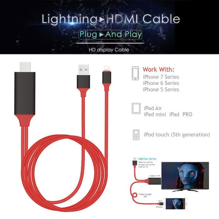 Lightning to HDTV / HP to TV