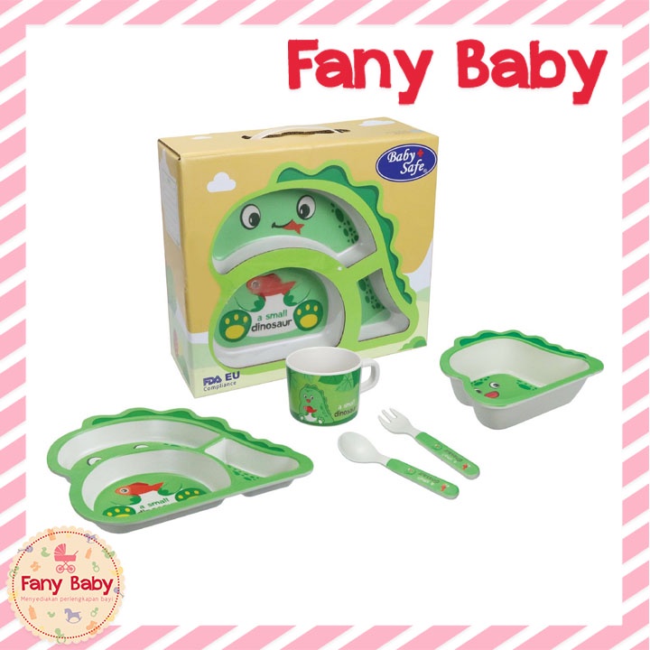 BABY SAFE FEEDING SET - DINO / P12FS607