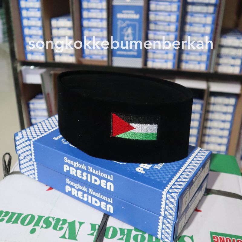 songkok peci bendera palestine palestina presiden