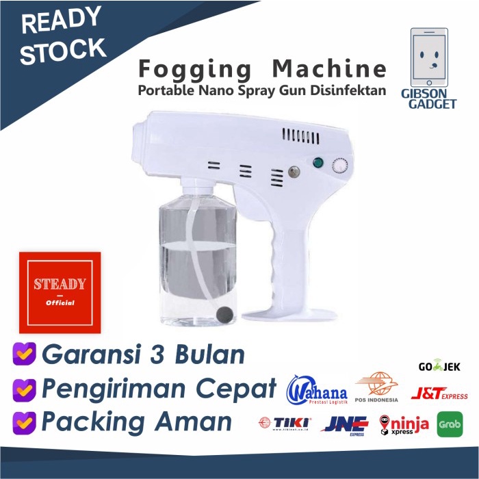 Portable Nano Spray Gun Disinfektan Mesin Fogging Baterai Wireless Air