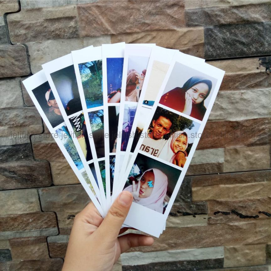 [❤️JELIFISH.STORE] CETAK FOTO POLAROID STRIPE