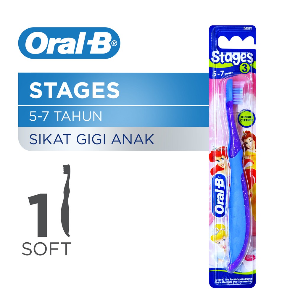 Oral-B Sikat Gigi Anak Stages 3 | Shopee Indonesia