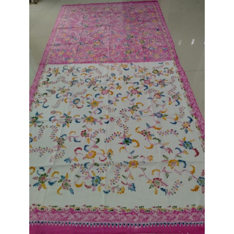KAIN BATIK TULIS LASEM PINK FULL TULIS NO PRINT NO CAP ORIGINAL