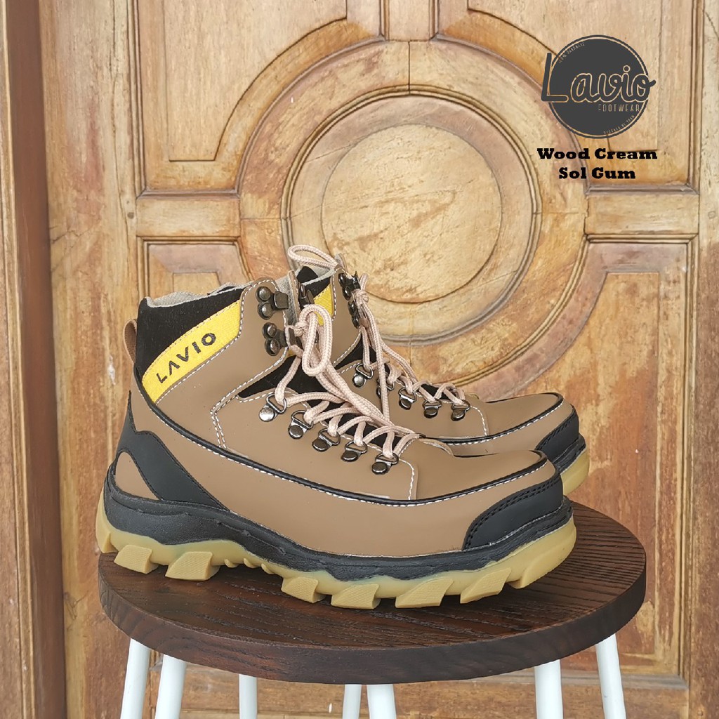 SEPATU SAFETY PRIA LAVIO WOOD ORIGINAL. BOOTS SAFETY KERJA