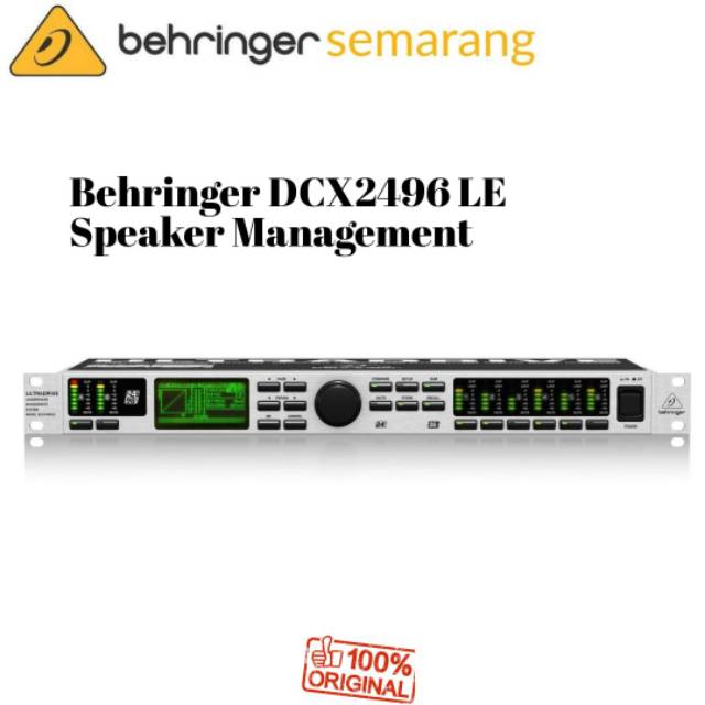 Behringer DCX2496LE - DCX2496 LE - DCX 2496 LE DLMS Speaker Management Original