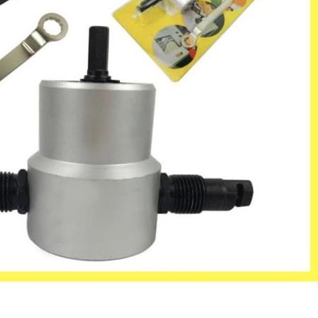 ♀ Nibble Metal Plate Cutting Nibbler Wrench Adapter Tool Double Head Bor ❆
