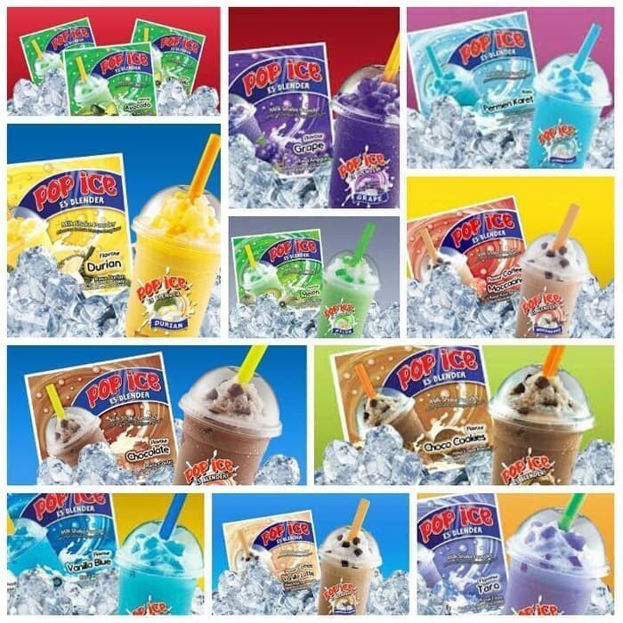 POP ICE blender / Powder minuman aneka rasa Renceng