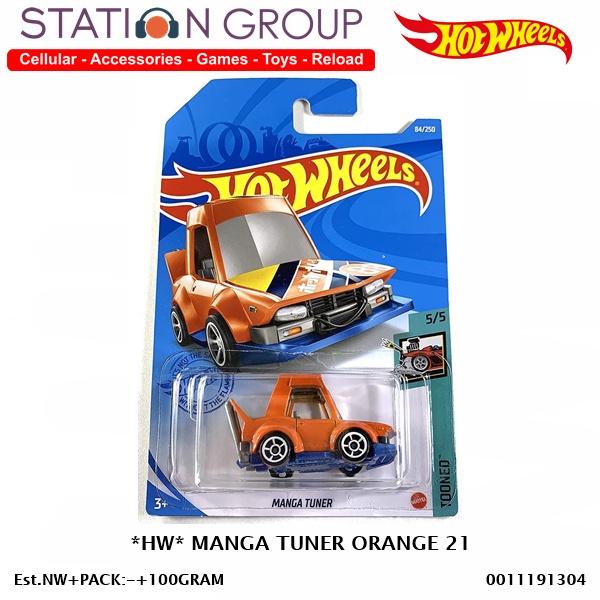 HOT WHEELS HW MANGA TUNER ORANGE 21 - DIECAST