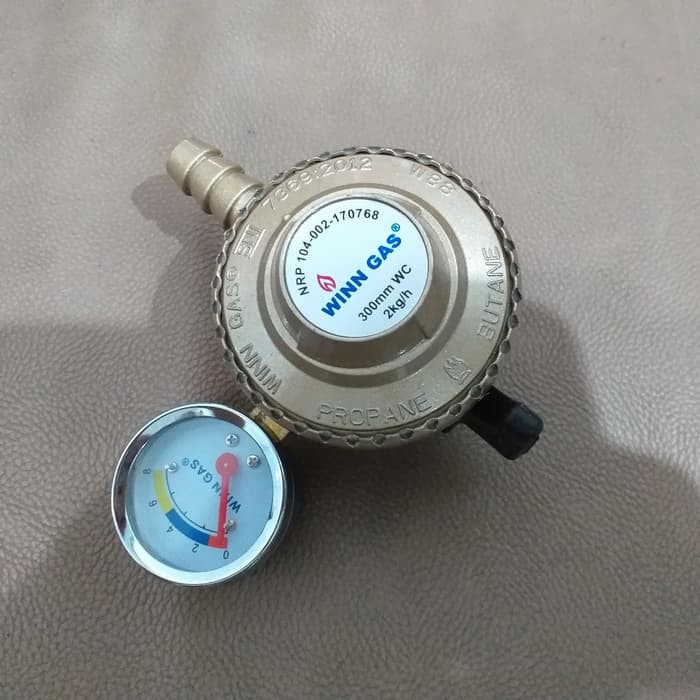 Regulator Gas+Meter W88M WINN/Regulator Tekanan rendah Safety SNI