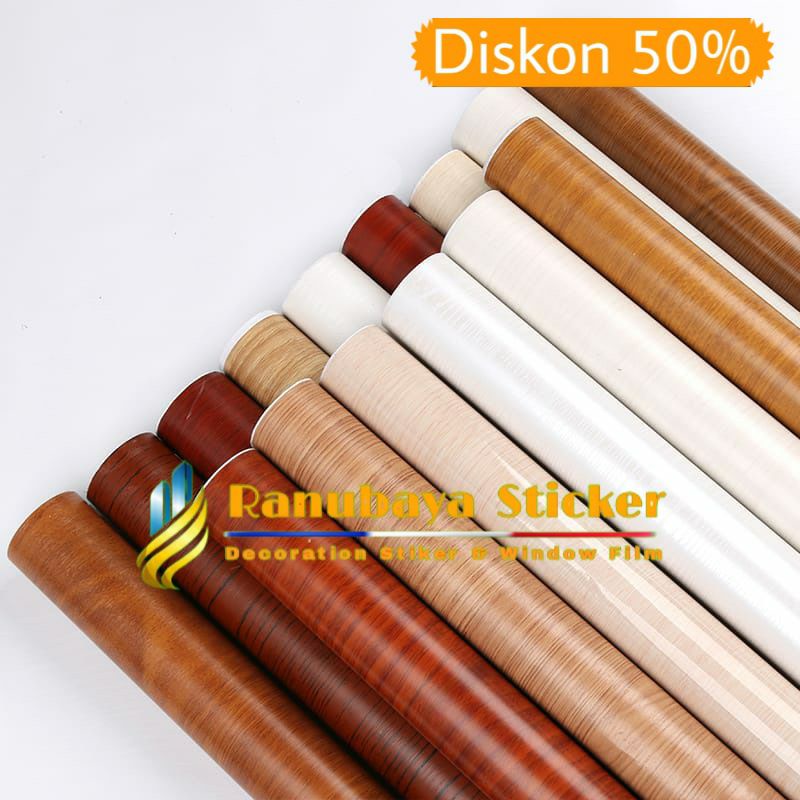 Stiker sticker kayu / stiker serat kayu / stiker motif kayu / stiker meja / stiker lemari
