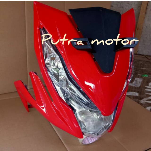 Full set tameng body depan beat new fi esp eco 2017-2019 merah