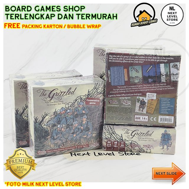 The Grizzled Board Game Board Games - BASIC DECK - READY STOCK