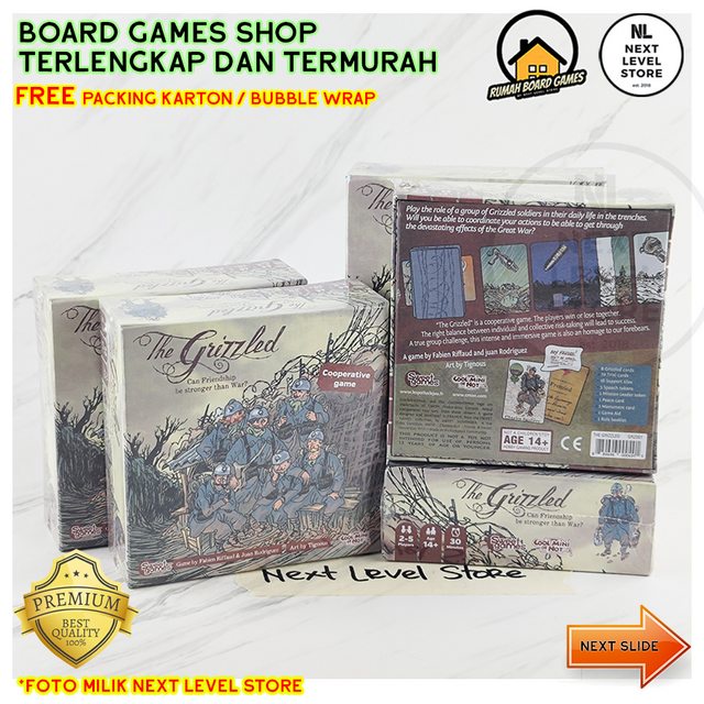 The Grizzled Board Game Board Games - BASIC DECK - READY STOCK