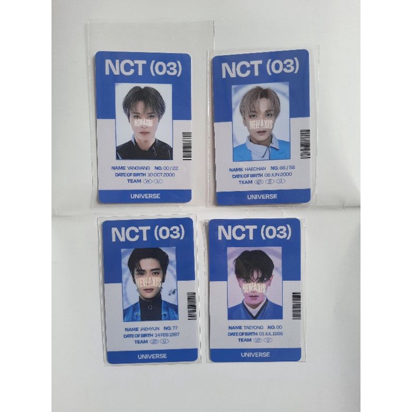 yangyang id card universe